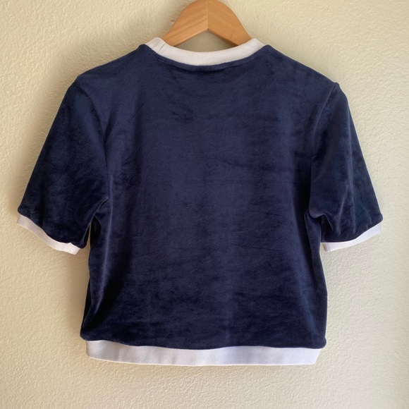 Size L FILA Velour Crop Top - Picture 6 of 6